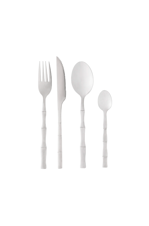 Faqueiro 16 Peças de Aço Inox Bambu Elegant