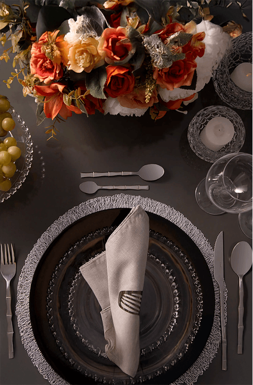 Faqueiro 16 Peças de Aço Inox Bambu Elegant